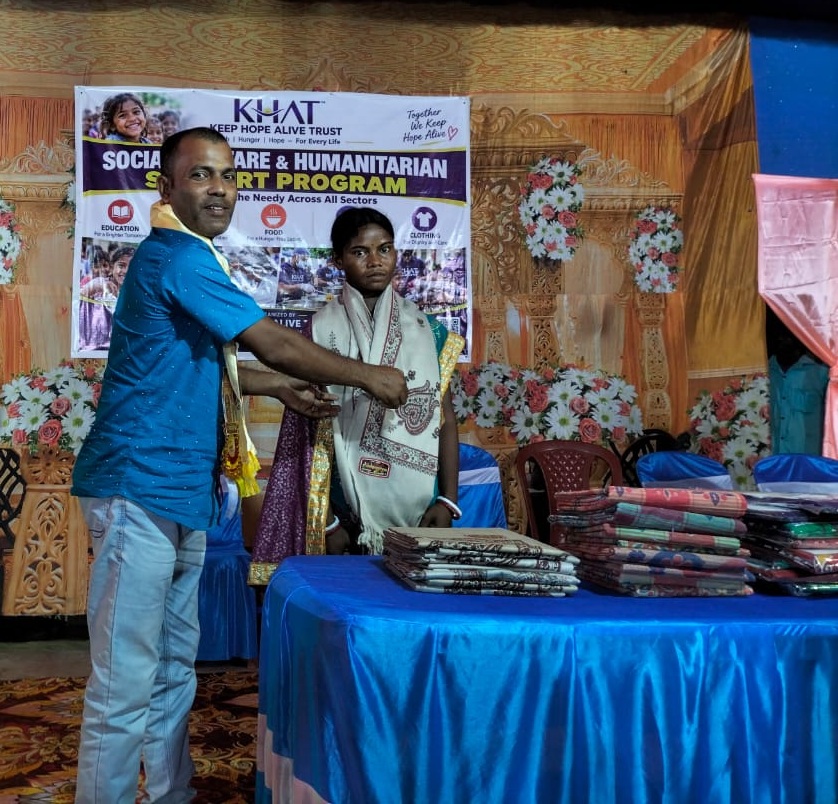 This Durga Puja, KHAT spread smiles and shared the joy of giving by distributing clothes to needy families in Dantan, West Bengal.
