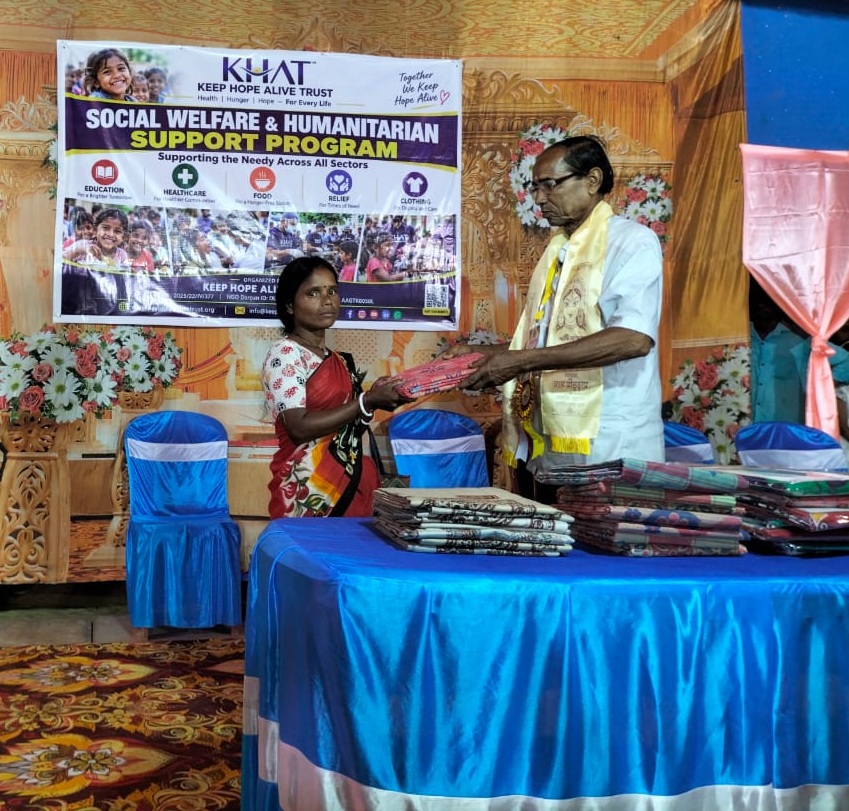 This Durga Puja, KHAT spread smiles and shared the joy of giving by distributing clothes to needy families in Dantan, West Bengal.