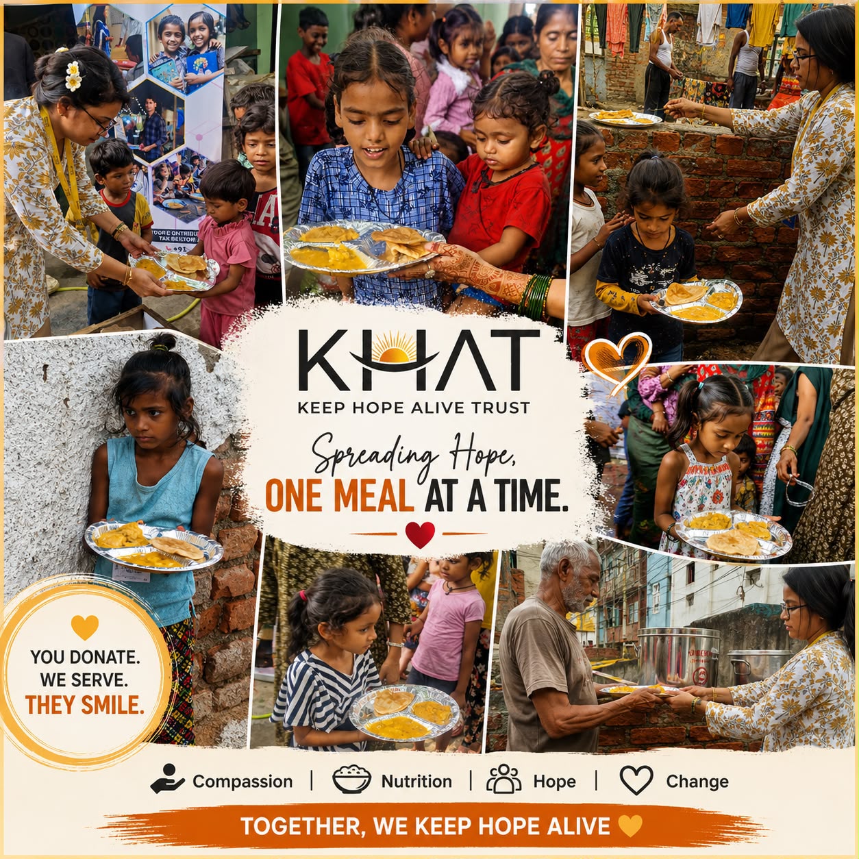 A full plate can change a child's future. 💙