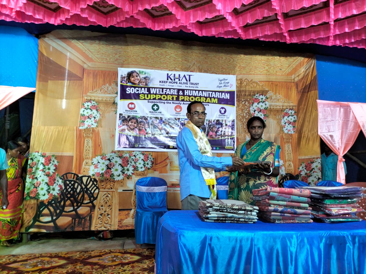 This Durga Puja, KHAT spread smiles and shared the joy of giving by distributing clothes to needy families in Dantan, West Bengal.