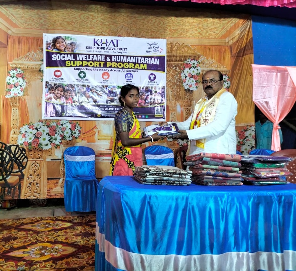 This Durga Puja, KHAT spread smiles and shared the joy of giving by distributing clothes to needy families in Dantan, West Bengal.
