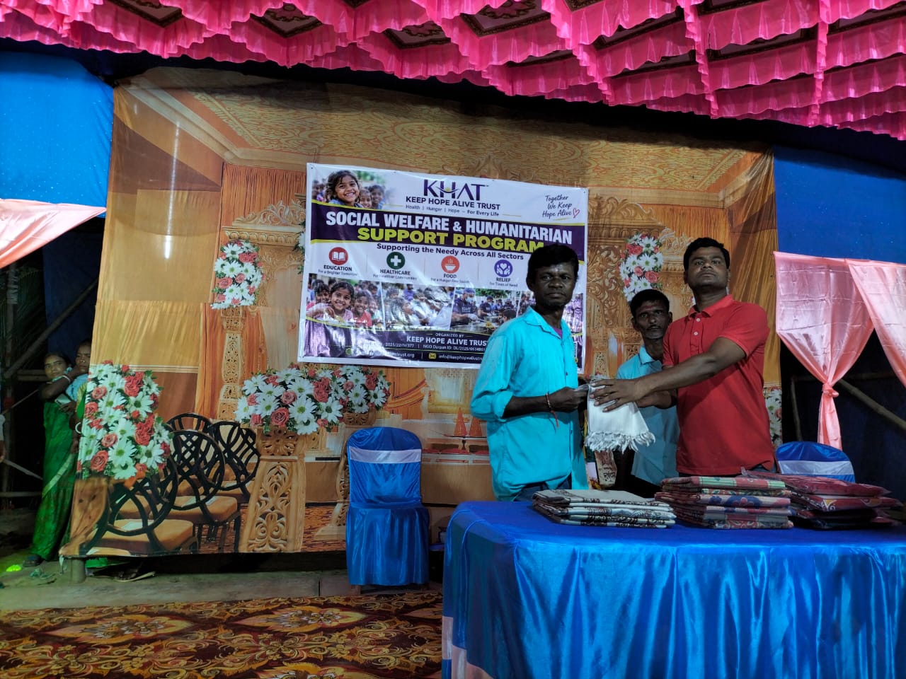 This Durga Puja, KHAT spread smiles and shared the joy of giving by distributing clothes to needy families in Dantan, West Bengal.