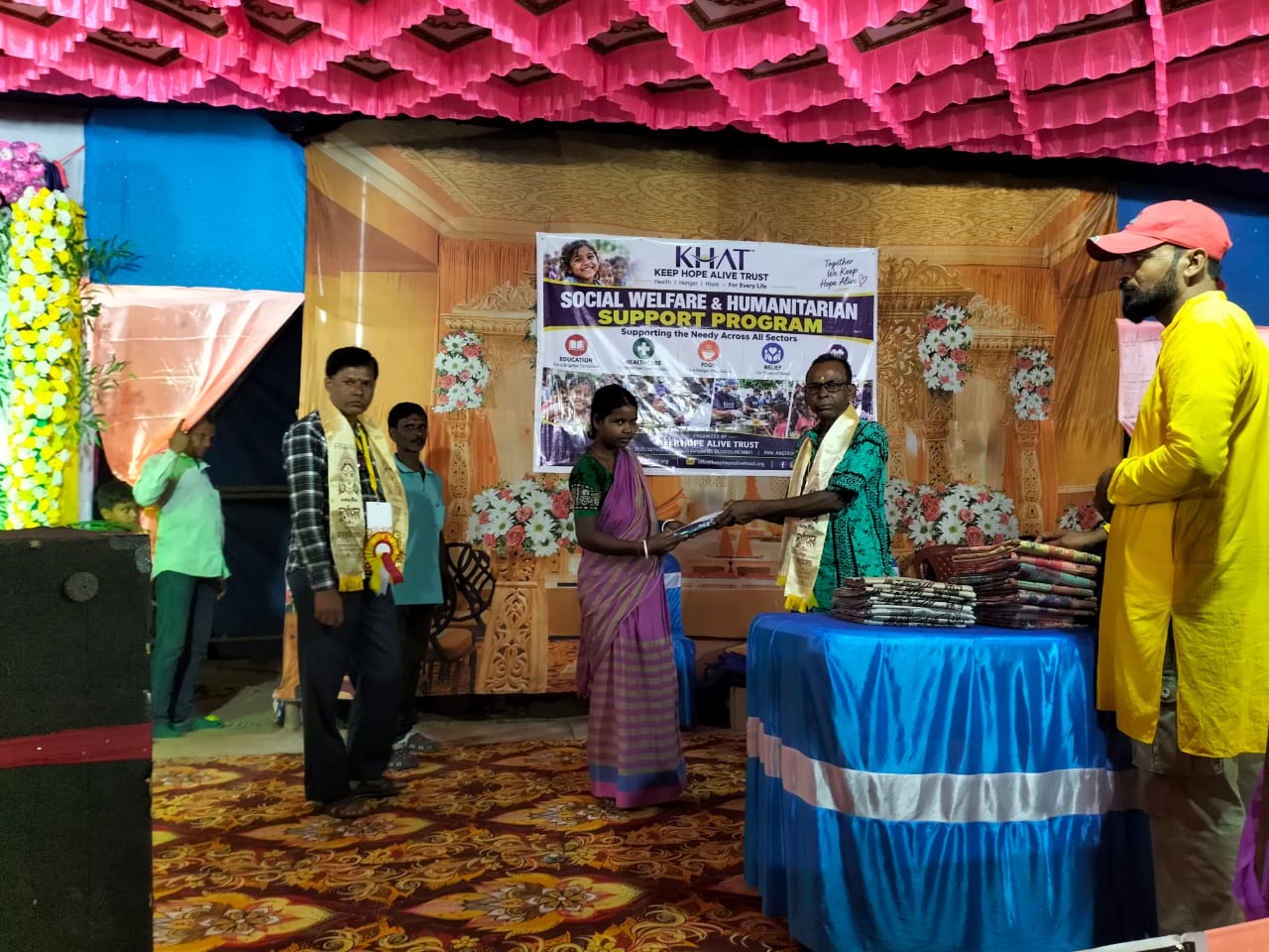 This Durga Puja, KHAT spread smiles and shared the joy of giving by distributing clothes to needy families in Dantan, West Bengal.
