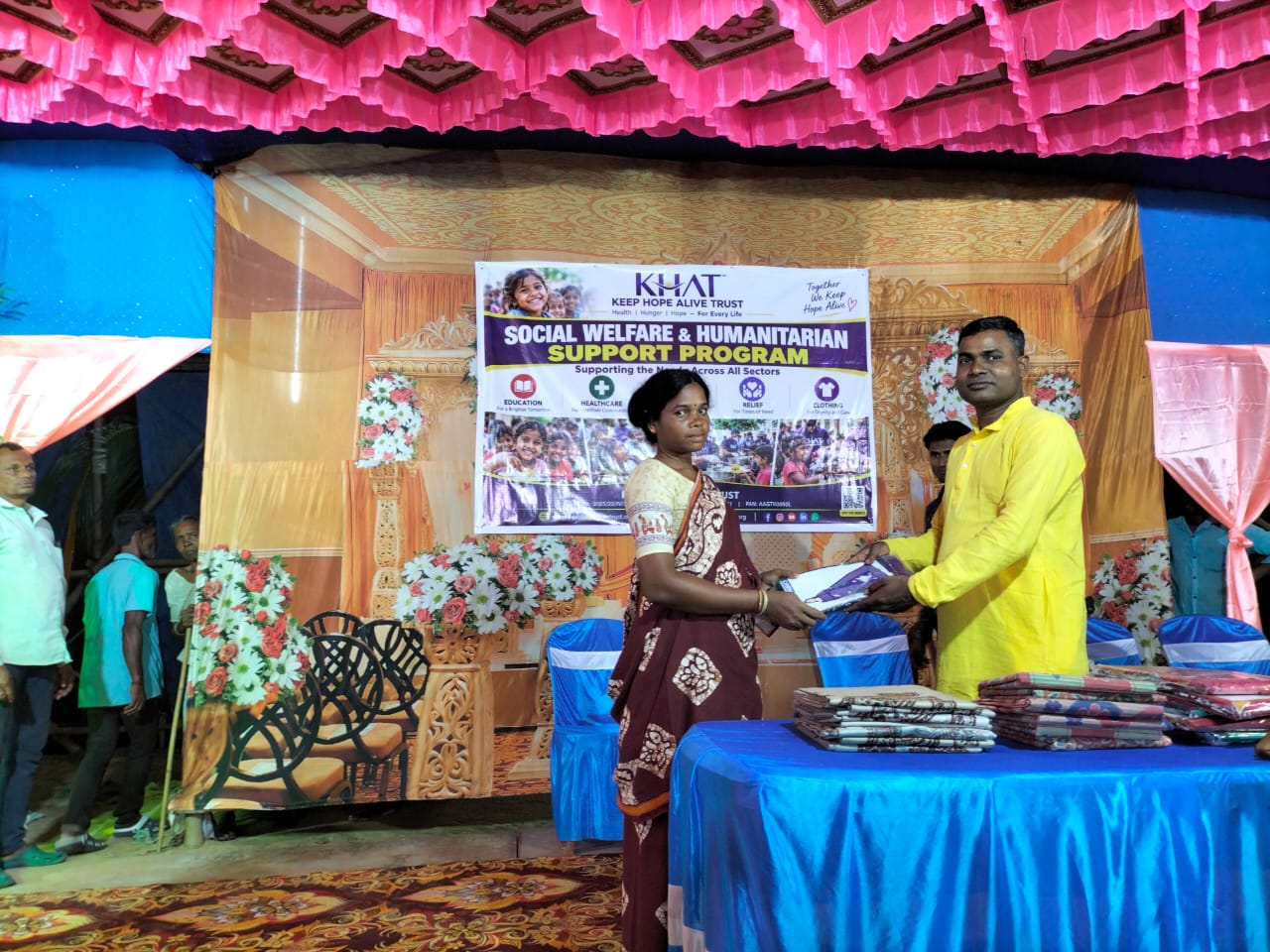 This Durga Puja, KHAT spread smiles and shared the joy of giving by distributing clothes to needy families in Dantan, West Bengal.