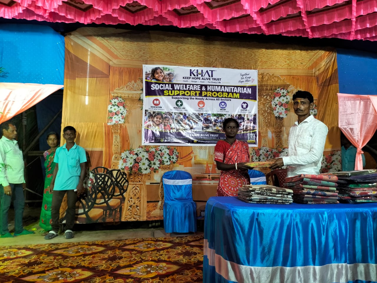 This Durga Puja, KHAT spread smiles and shared the joy of giving by distributing clothes to needy families in Dantan, West Bengal.
