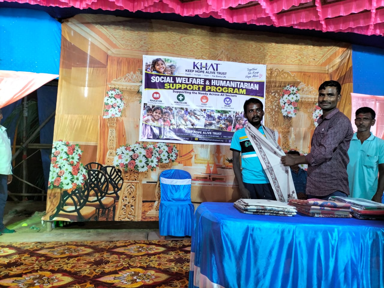 This Durga Puja, KHAT spread smiles and shared the joy of giving by distributing clothes to needy families in Dantan, West Bengal.