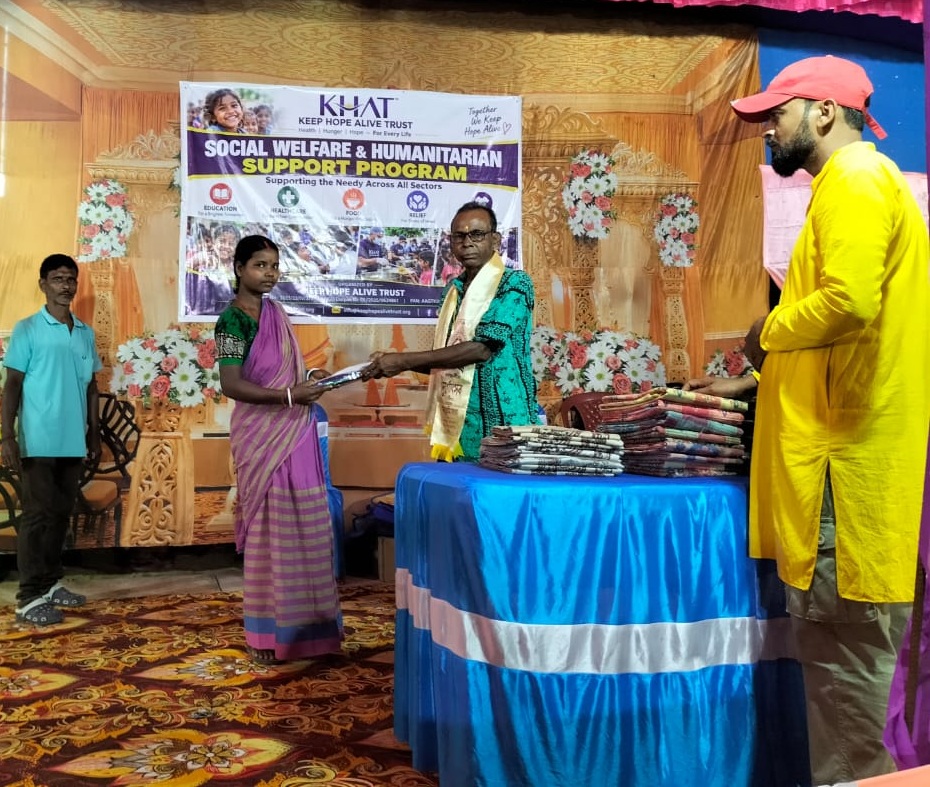 This Durga Puja, KHAT spread smiles and shared the joy of giving by distributing clothes to needy families in Dantan, West Bengal.