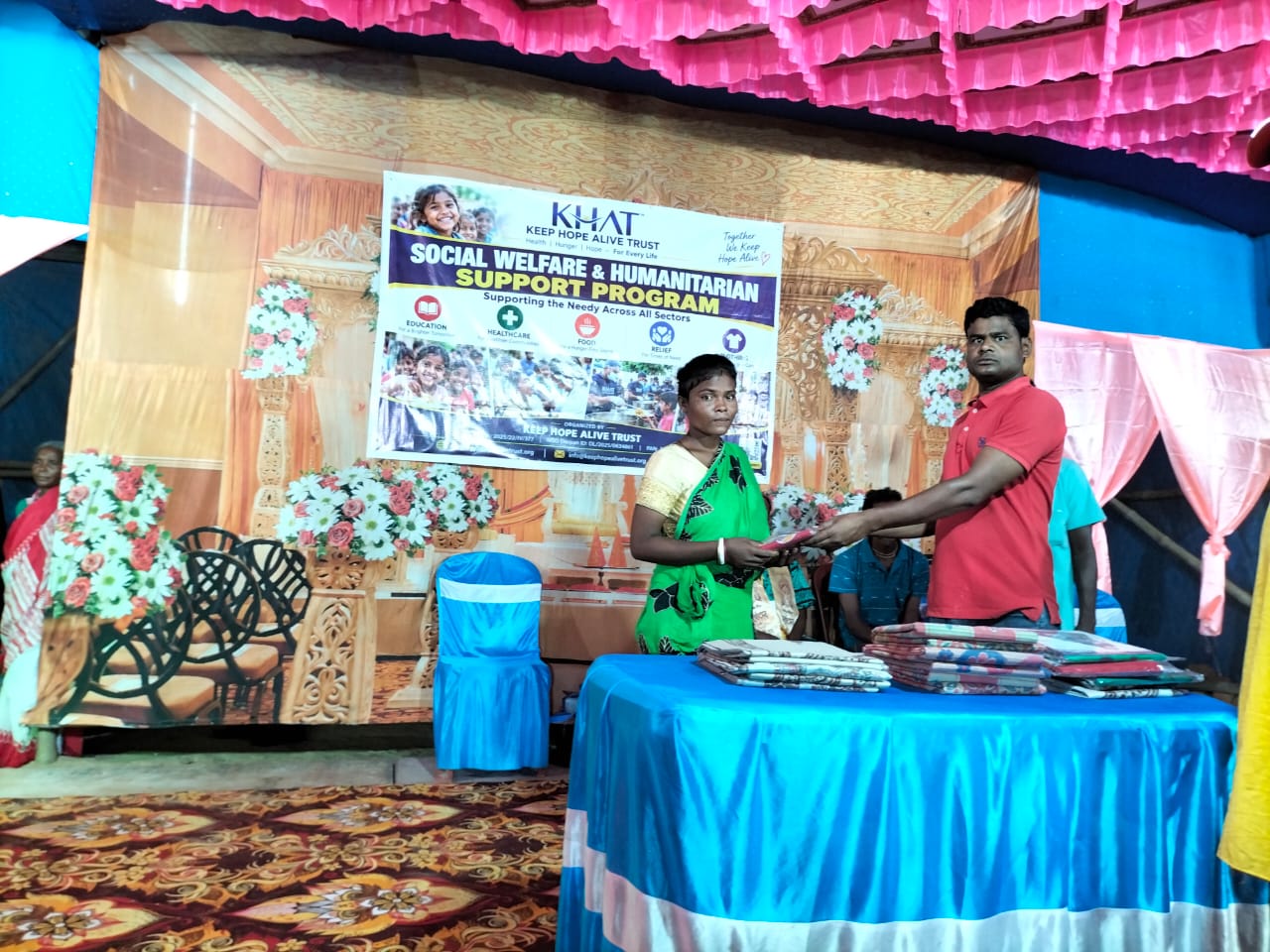 This Durga Puja, KHAT spread smiles and shared the joy of giving by distributing clothes to needy families in Dantan, West Bengal.
