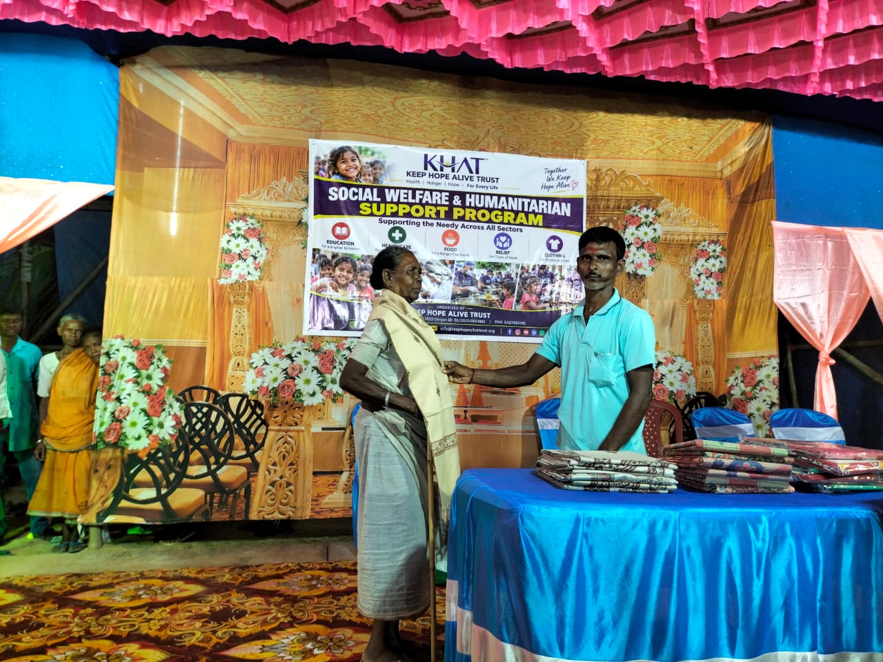 This Durga Puja, KHAT spread smiles and shared the joy of giving by distributing clothes to needy families in Dantan, West Bengal.