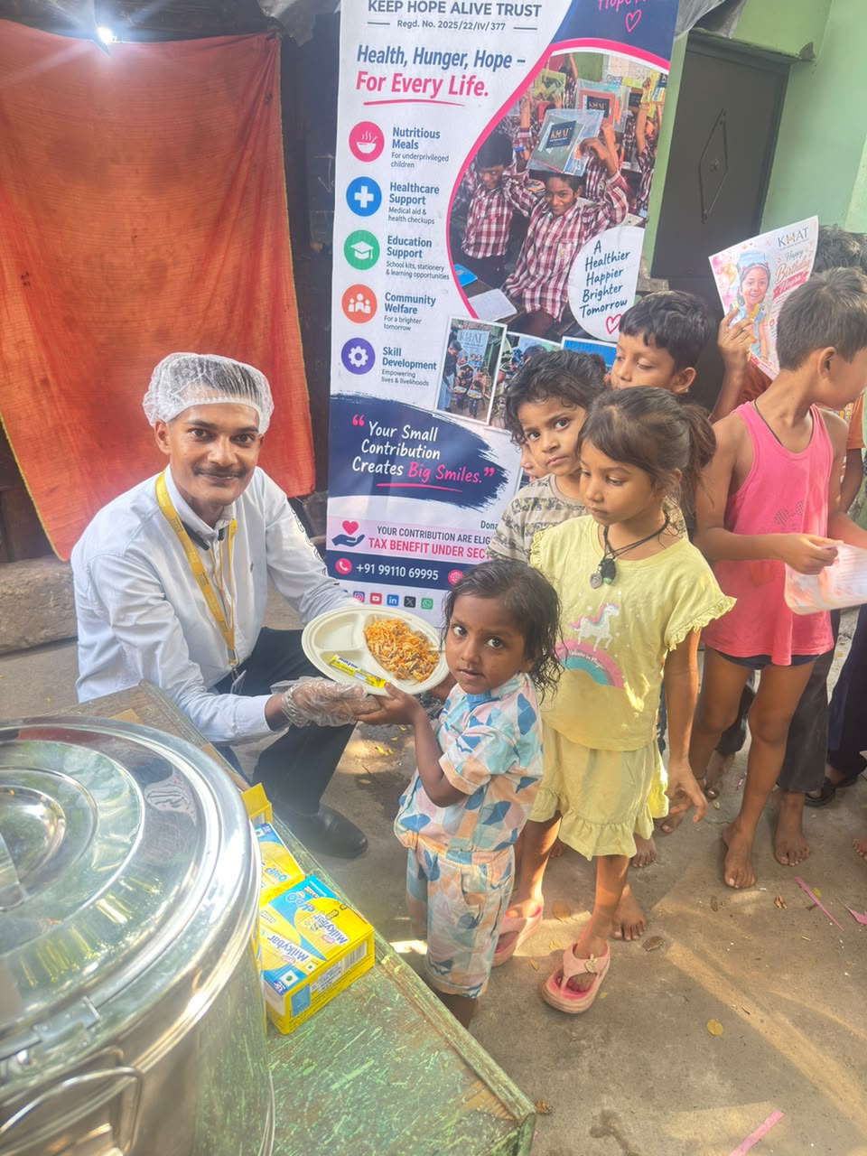 A child should never have to choose between hunger and dreams.