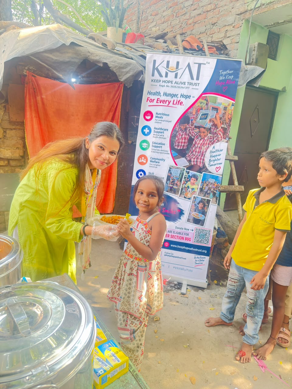 A child should never have to choose between hunger and dreams.