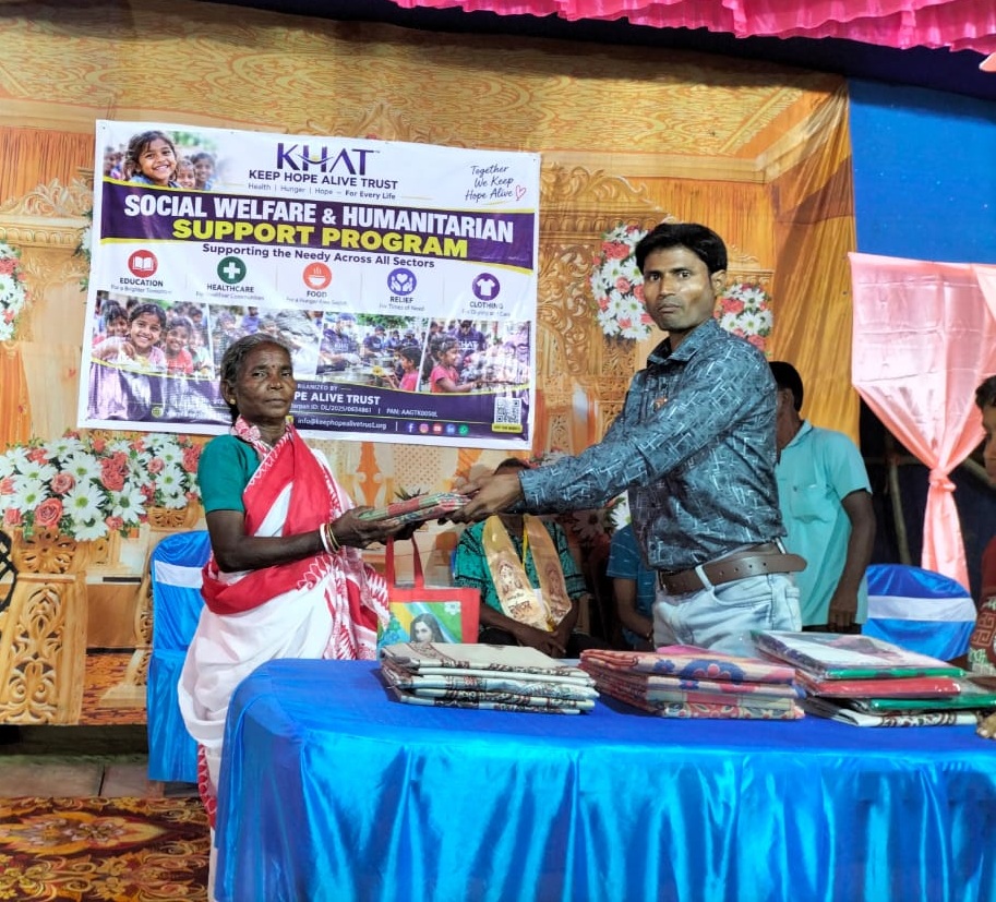 This Durga Puja, KHAT spread smiles and shared the joy of giving by distributing clothes to needy families in Dantan, West Bengal.